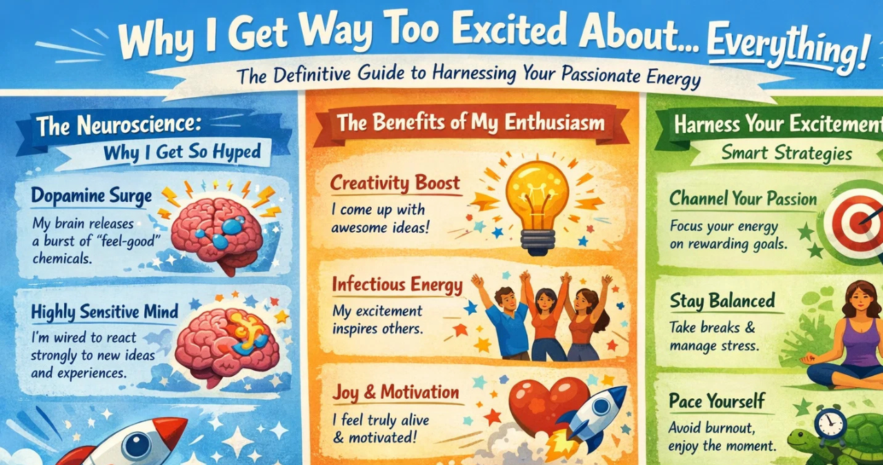 why you feel you "I get way too excited about" things. This definitive guide covers the neuroscience, benefits, and strategies for harnessing your passionate energy. 2 Untitled design 2025 12 31T114250.937
