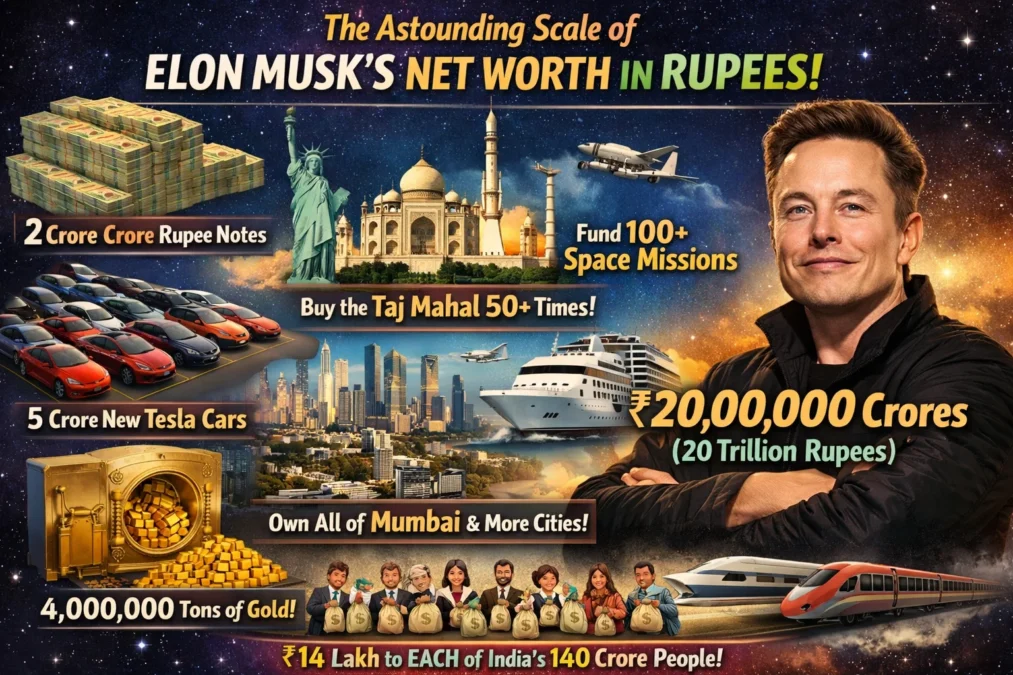 The Astounding Scale of Elon Musk's Net Worth in Rupees 2 task 01kcx16a7efkkv9ww07g3ce678 1766205921 img 0